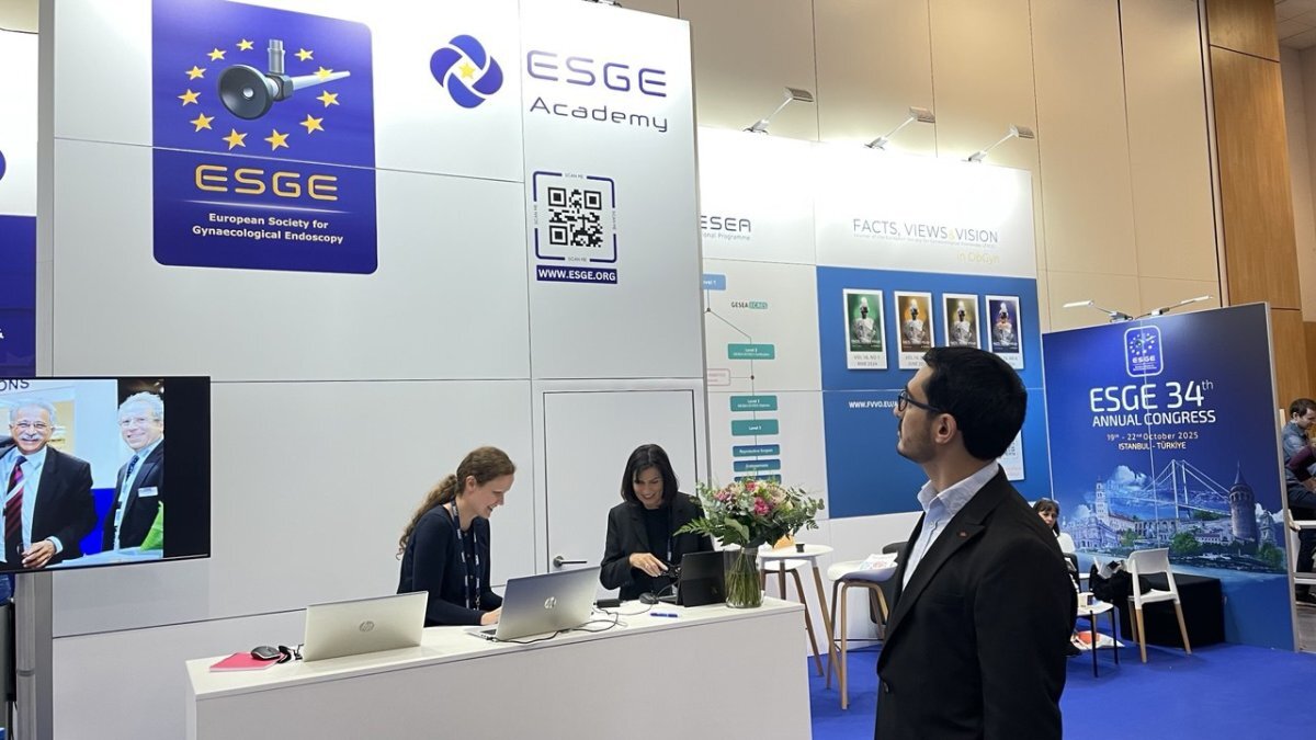 Ekber Ibrahimov ESGE33 (European Society for Gynaecological Endoscopy) konfransinda